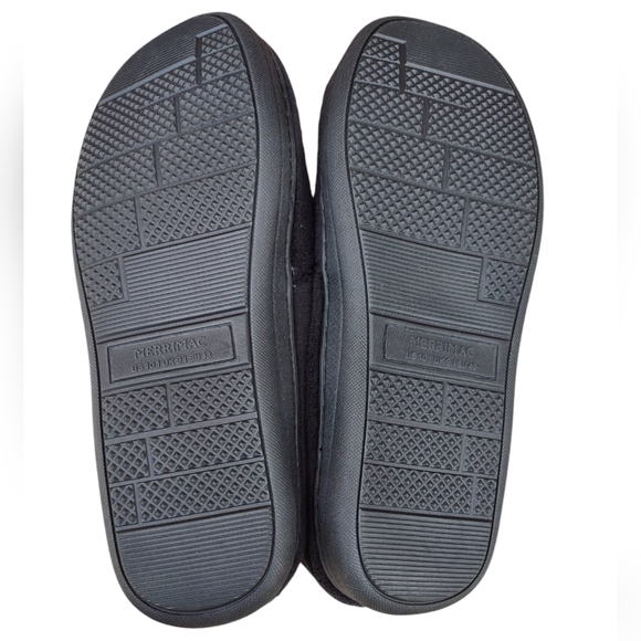 NWT Merrimac Size 10 Minimalist Memory Foam Black Slippers - Picture 7 of 10